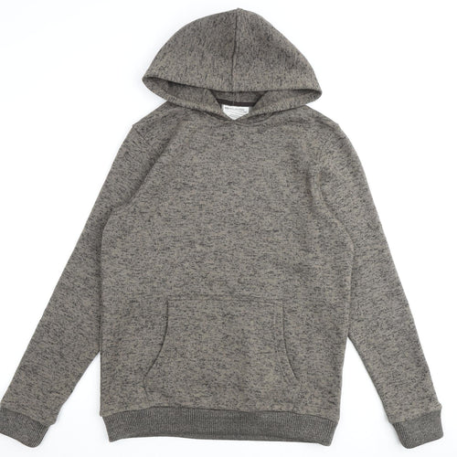Mountain Warehouse Mens Brown Polyester Pullover Hoodie Size M