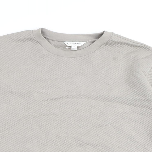 Autograph Mens Grey Cotton Pullover Sweatshirt Size XL
