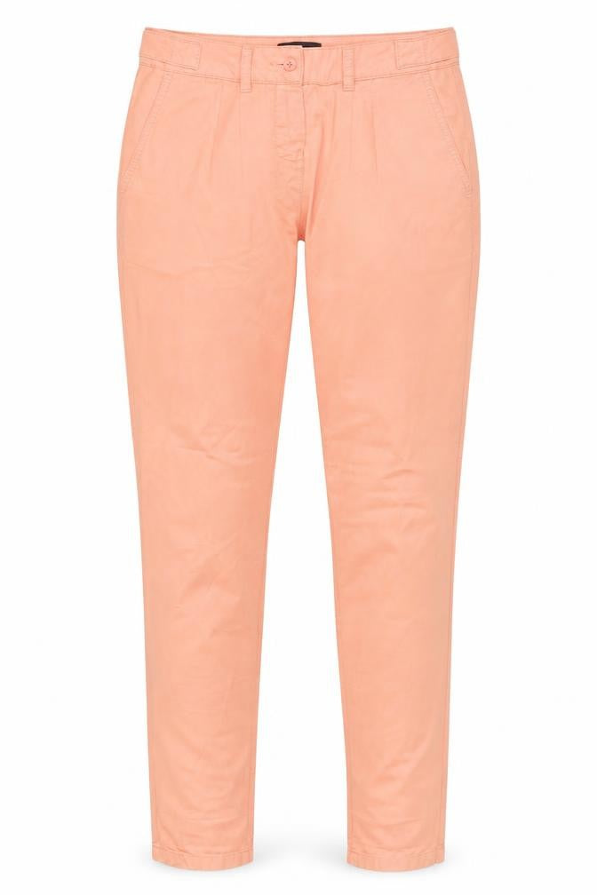 Scenario Womens Pink Cotton Trousers Size 30 in L32 in Regular Zip