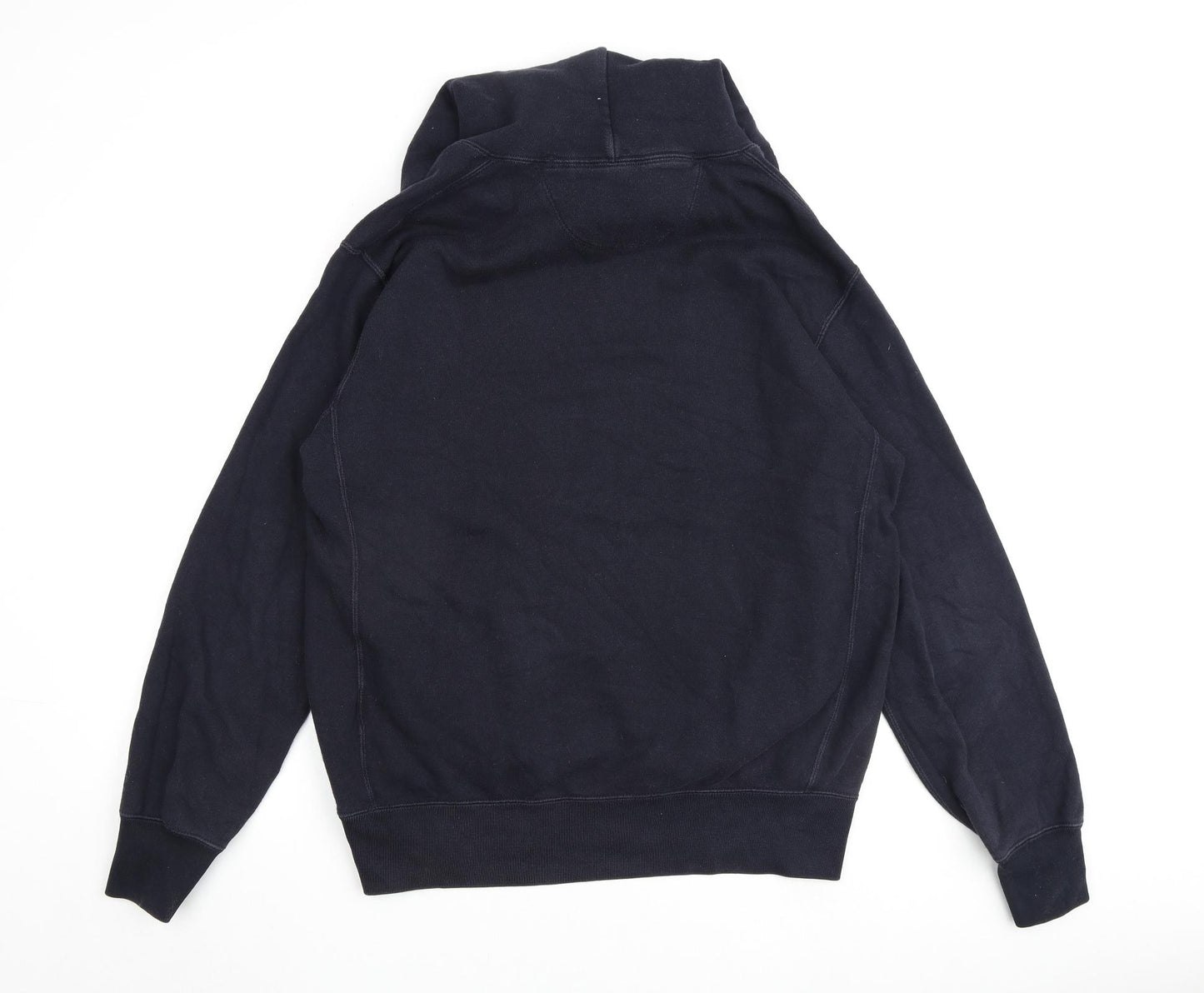 Uniqlo Mens Blue Cotton Pullover Hoodie Size L