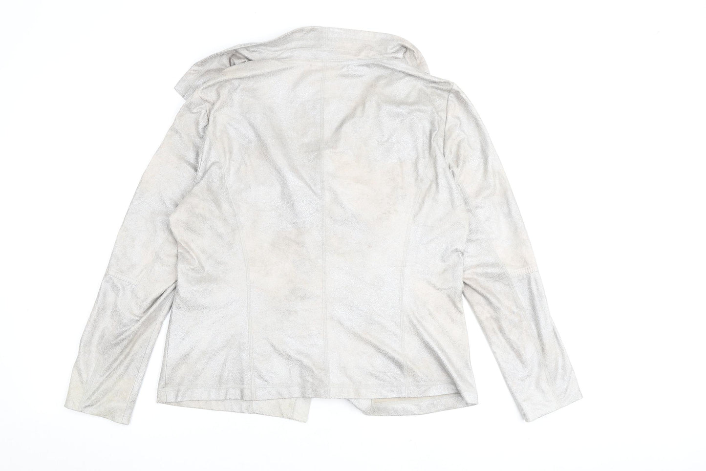 Gerry Womens Silver Jacket Size 16 Snap