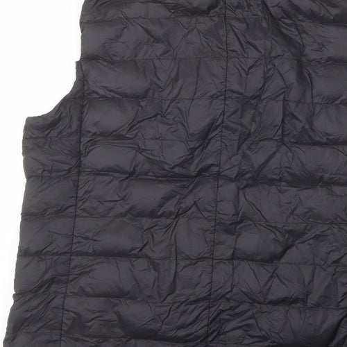 Marks and Spencer Womens Black Gilet Jacket Size 14 Zip