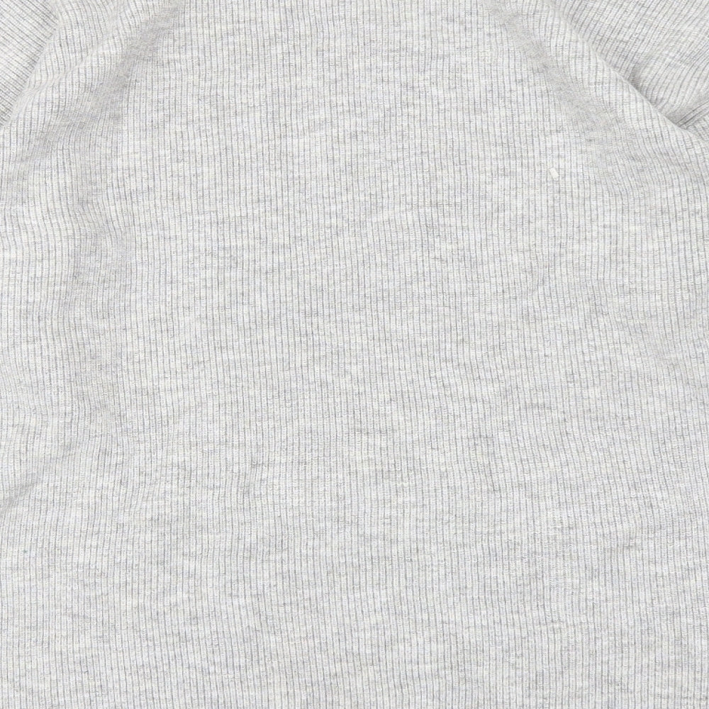 Marks and Spencer Womens Grey Crew Neck Polyester Pullover Jumper Size XL