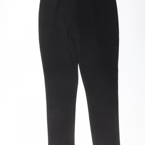 ASOS Womens Black Polyester Trousers Size 8 L27 in Regular
