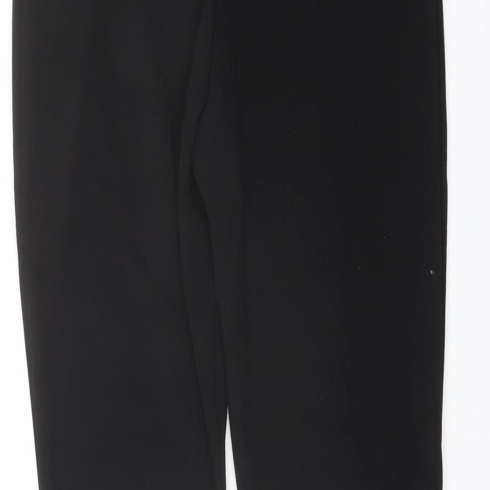 ASOS Womens Black Polyester Trousers Size 8 L27 in Regular