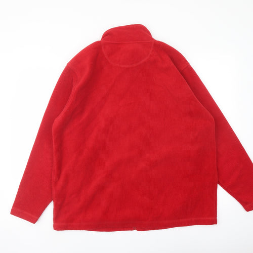 Holmewood Womens Red Jacket Size 14 Zip