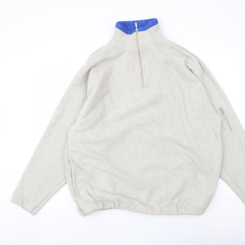 Conspiracy Mens Beige Polyester Pullover Sweatshirt Size XL