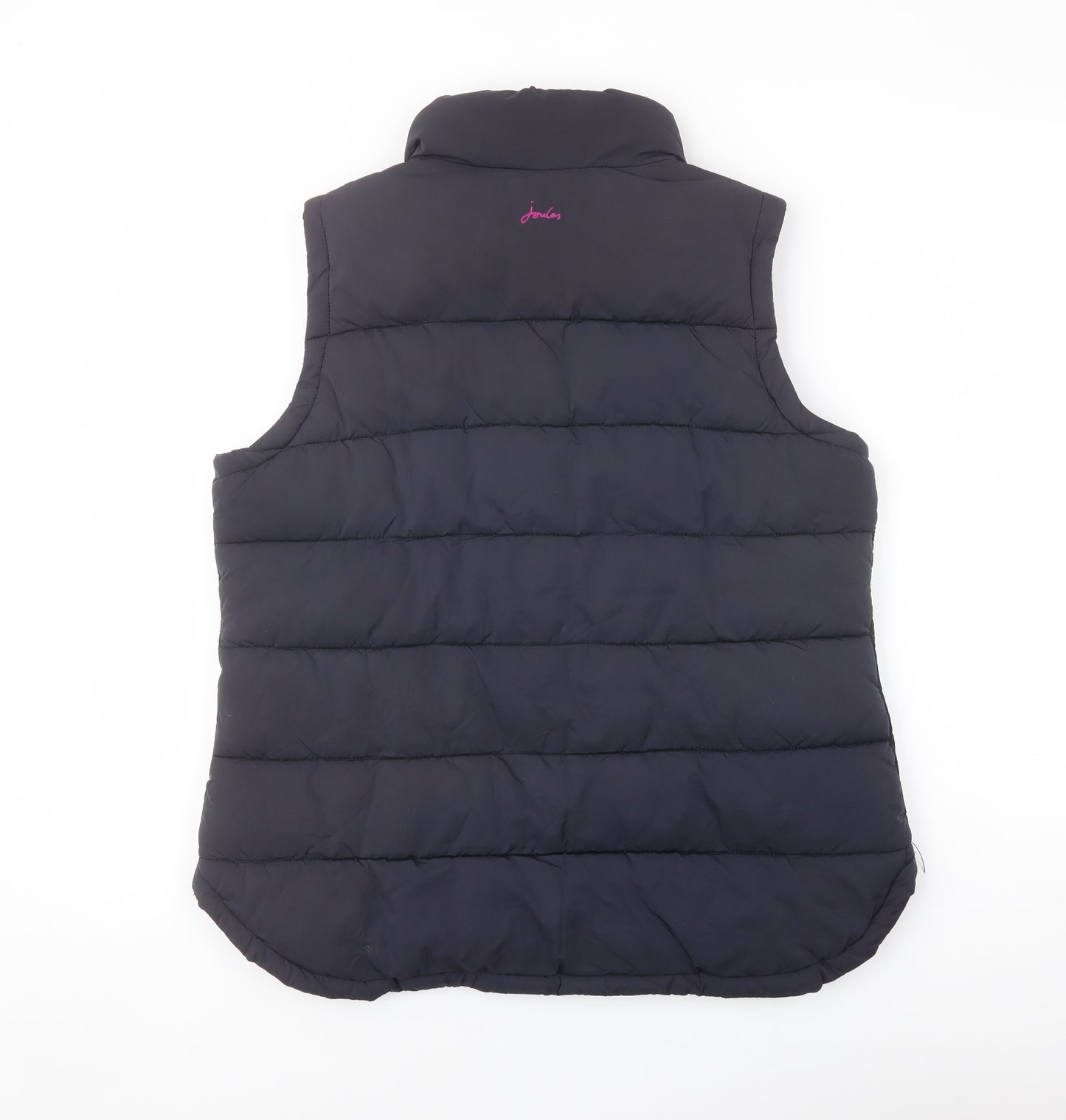 Joules Womens Blue Gilet Jacket Size 14 Zip