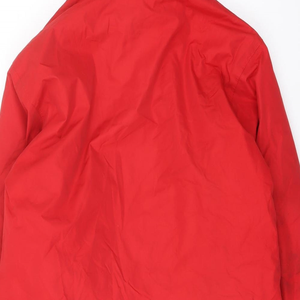 Regatta Mens Red Rain Coat Coat Size M Zip