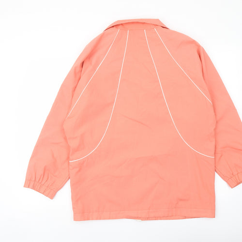 Littlewoods Womens Orange Jacket Size 12 Button