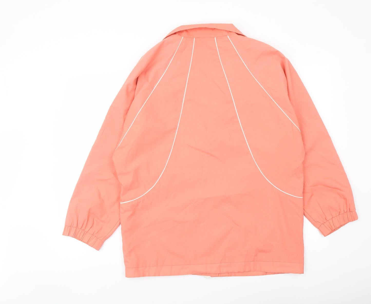 Littlewoods Womens Orange Jacket Size 12 Button