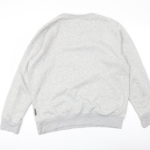 French Connection Mens Grey Cotton Pullover Sweatshirt Size XL