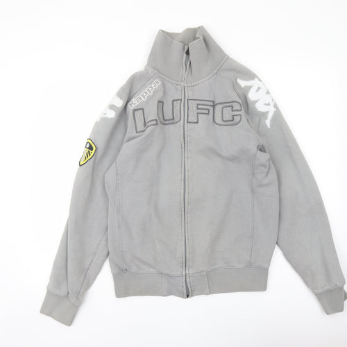 Kappa Mens Grey Cotton Full Zip Sweatshirt Size L
