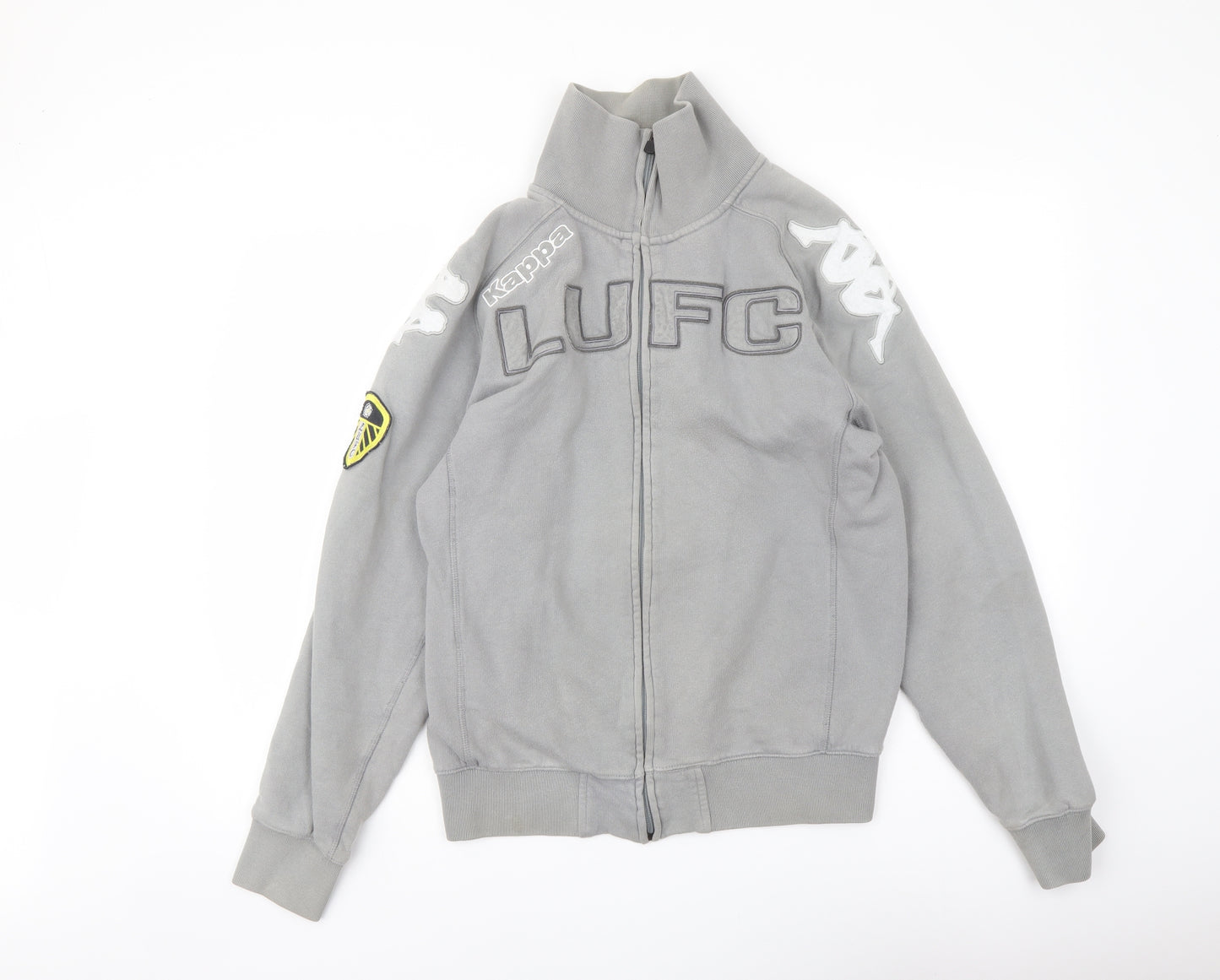 Kappa Mens Grey Cotton Full Zip Sweatshirt Size L