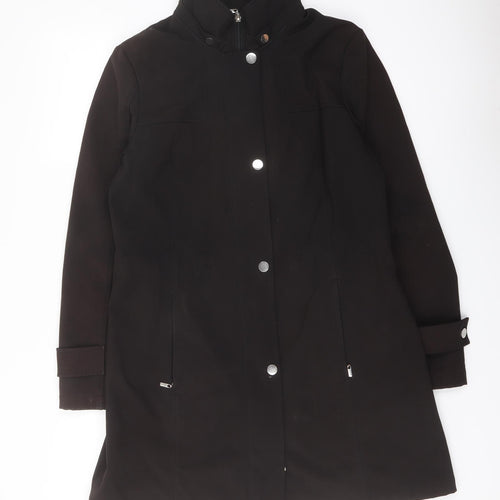 AJG Womens Black Jacket Coat Size M Zip