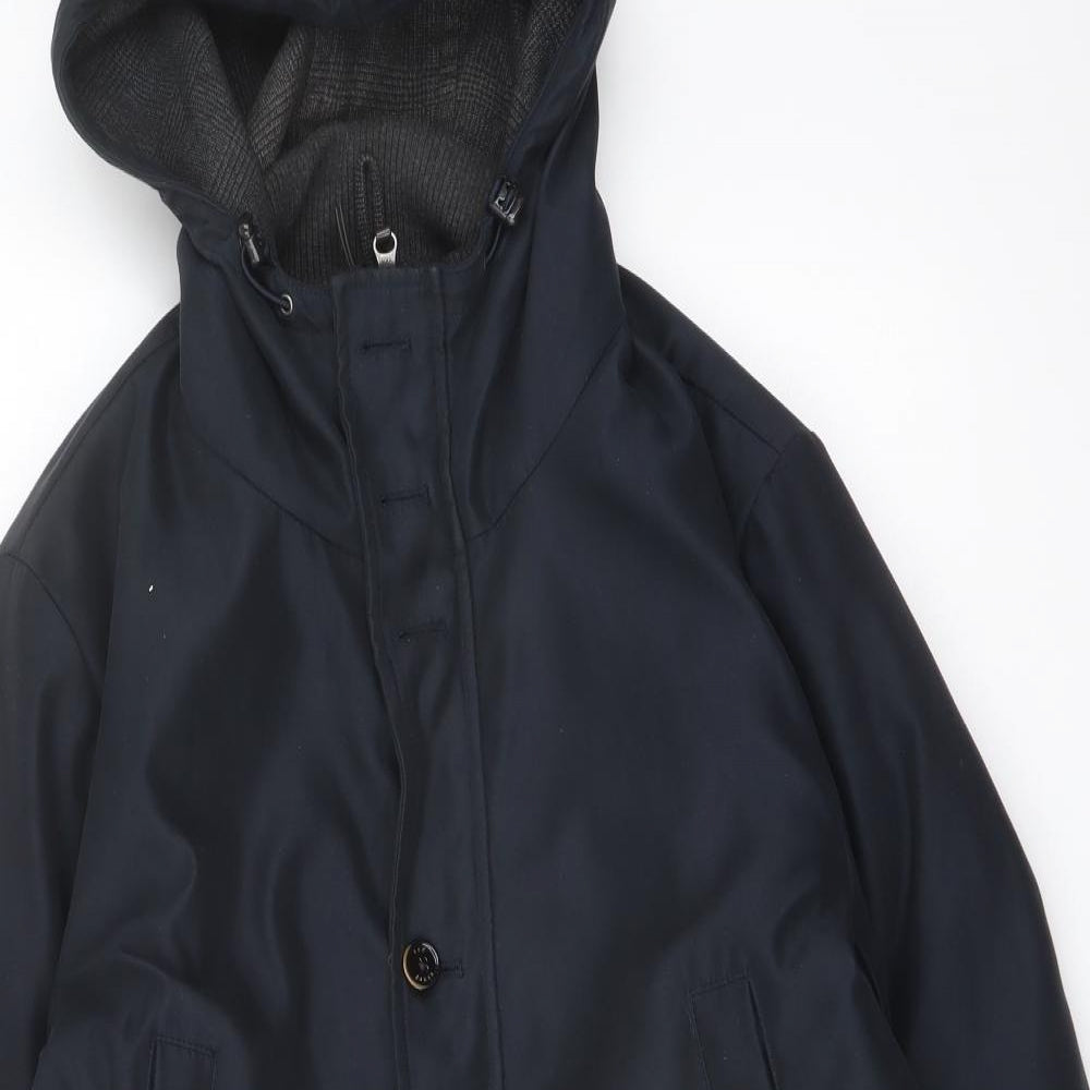 Ted Baker Mens Blue Jacket Size L Zip