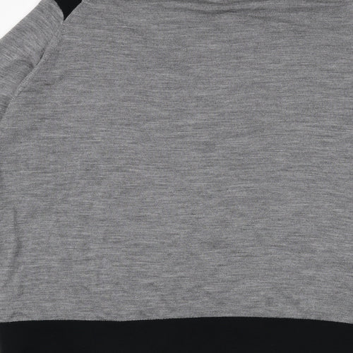 Marks and Spencer Womens Grey Roll Neck Wool Pullover Jumper Size 22