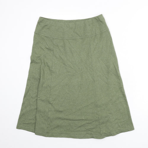Cotswold Collections Womens Green Cotton Flare Skirt Size M
