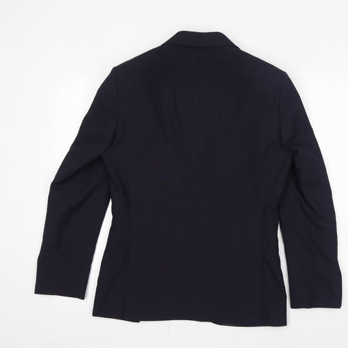 NEXT Mens Blue Polyacrylate Fibre Jacket Blazer Size 36 Regular