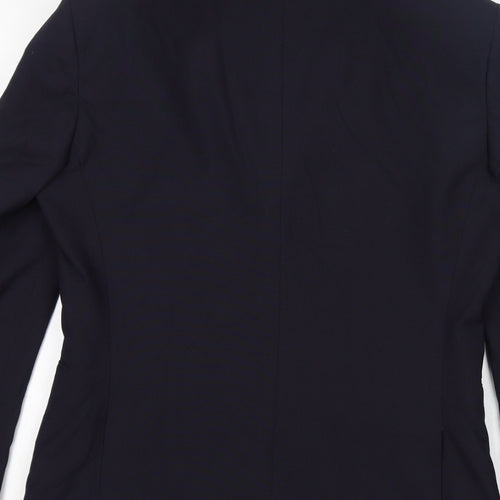 NEXT Mens Blue Polyacrylate Fibre Jacket Blazer Size 36 Regular