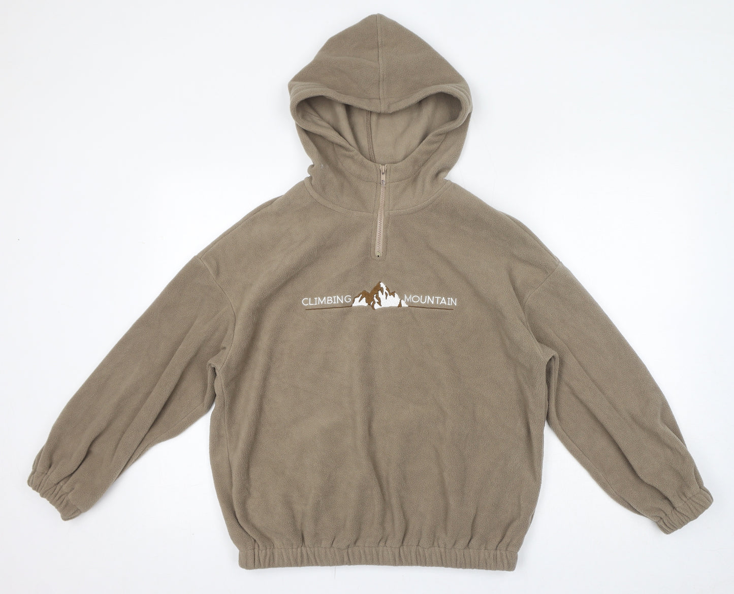 Dazy Womens Brown Polyester Pullover Hoodie Size S Pullover - Climbing Mountain