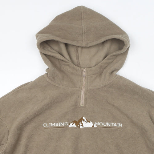 Dazy Womens Brown Polyester Pullover Hoodie Size S Pullover - Climbing Mountain