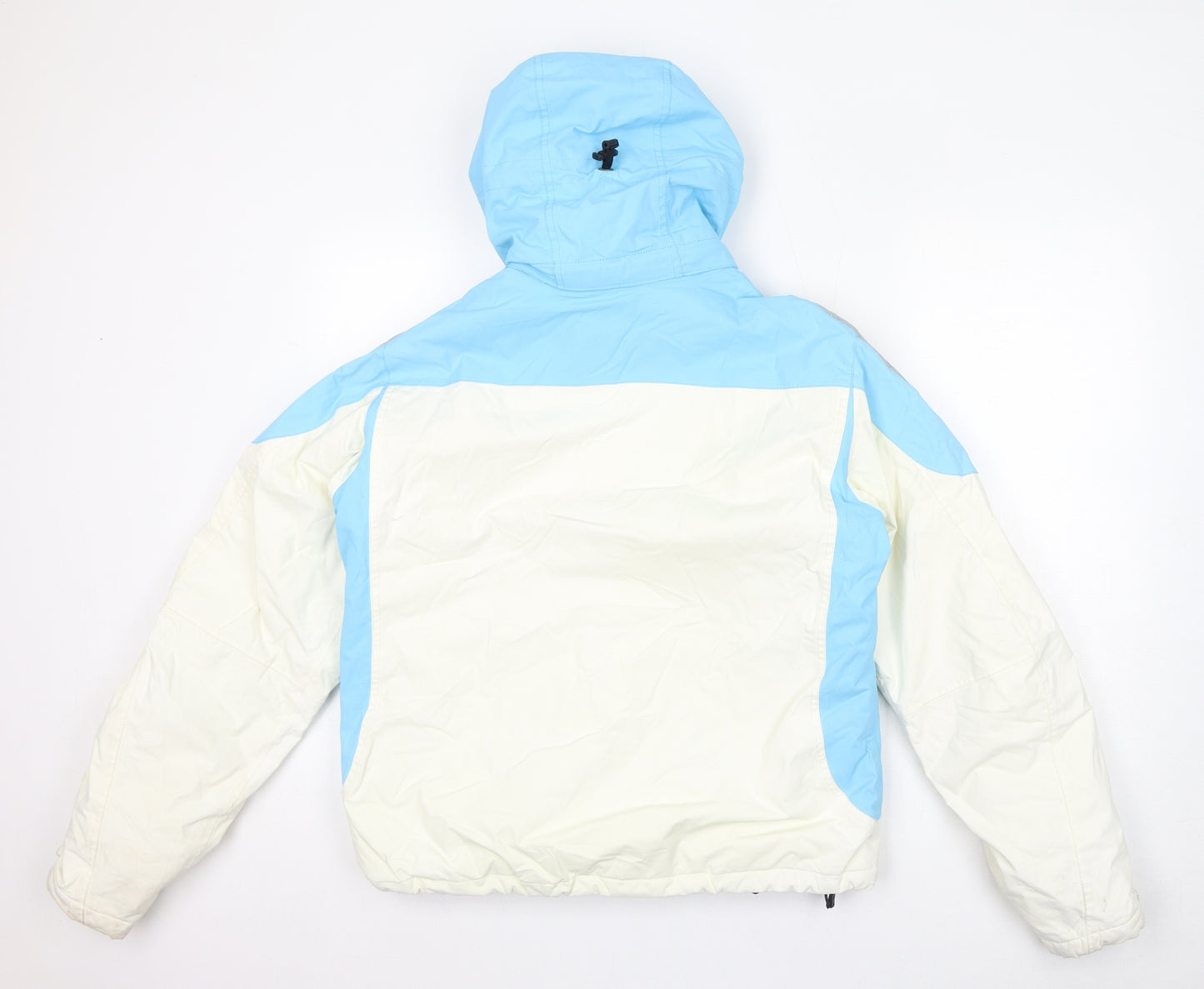 Cross Womens Blue Windbreaker Jacket Size L Zip