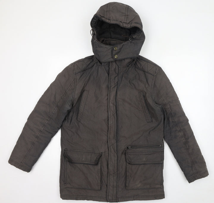 Quebramar Womens Brown Jacket Size S Zip - Unisex