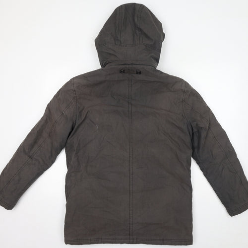 Quebramar Womens Brown Jacket Size S Zip - Unisex