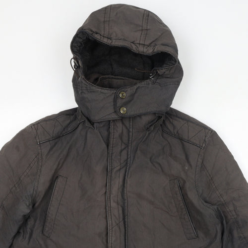 Quebramar Womens Brown Jacket Size S Zip - Unisex