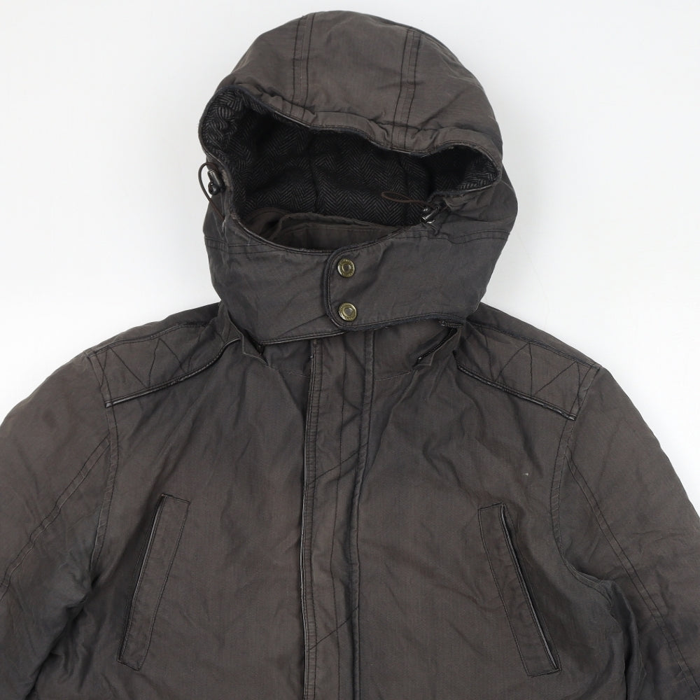 Quebramar Womens Brown Jacket Size S Zip - Unisex