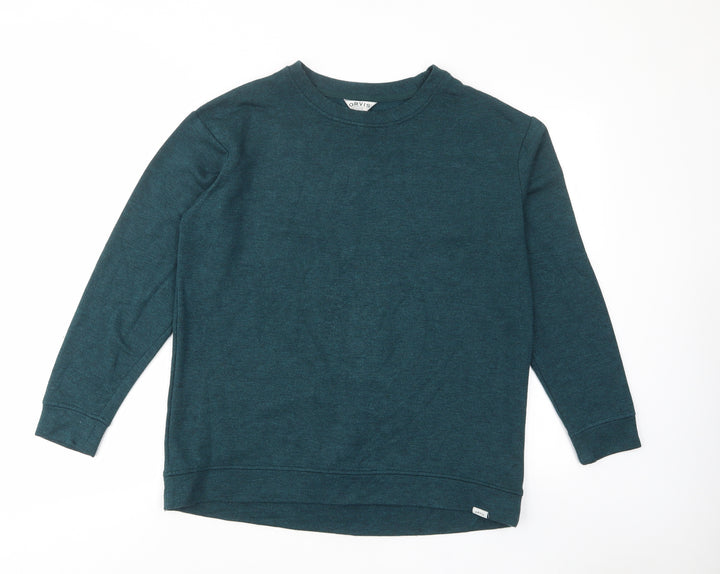 Orvis Womens Green Modal Pullover Sweatshirt Size M Pullover