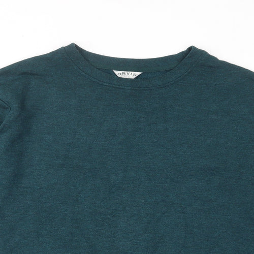 Orvis Womens Green Modal Pullover Sweatshirt Size M Pullover
