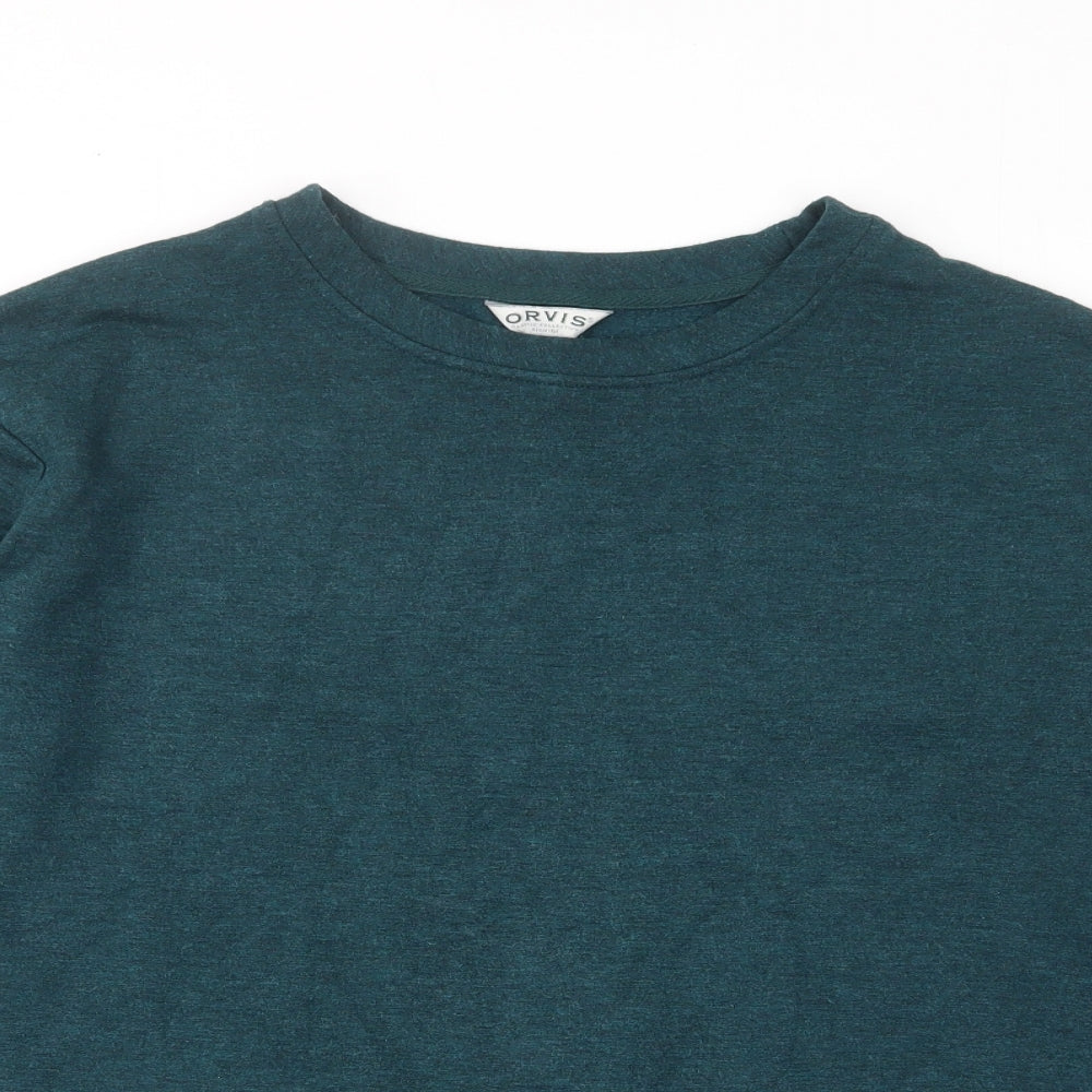 Orvis Womens Green Modal Pullover Sweatshirt Size M Pullover