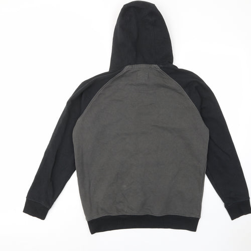 Mountain Warehouse Mens Green Cotton Pullover Hoodie Size M - Pockets