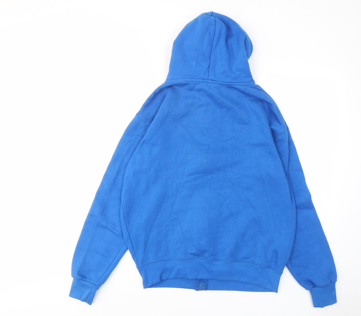 Jack & Danny's Mens Blue Cotton Full Zip Hoodie Size M - Pockets