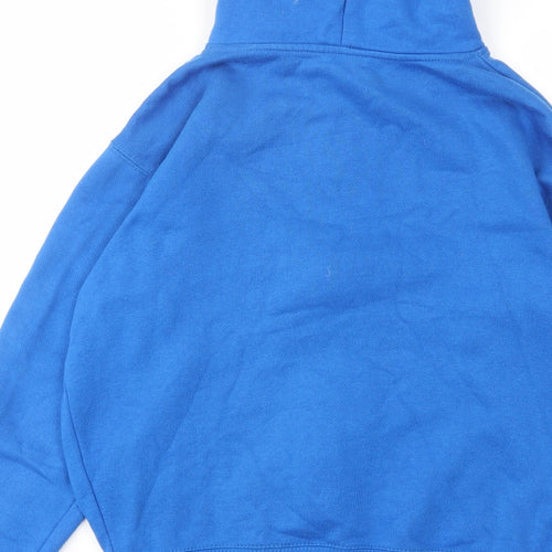 Jack & Danny's Mens Blue Cotton Full Zip Hoodie Size M - Pockets