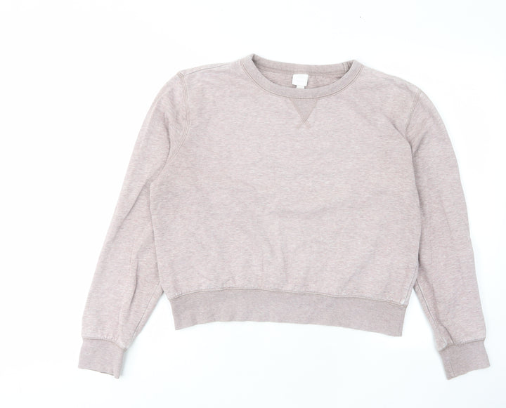 H&M Womens Purple Cotton Pullover Sweatshirt Size M Pullover