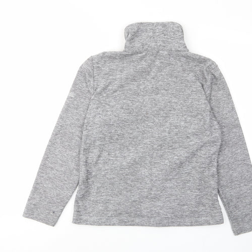 regatta' Womens Grey Jacket Size 14 Zip - Logo, Embroided