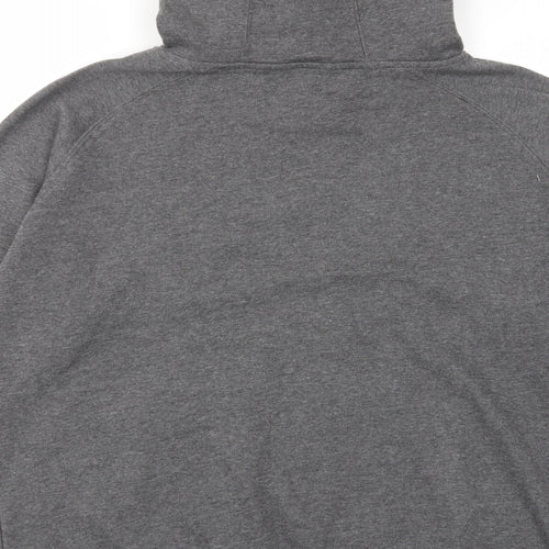 Emreco Womens Grey Cotton Pullover Hoodie Size 18 Pullover - Logo, Embroided