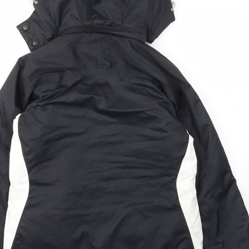 Trespass Mens Black Rain Coat Coat Size M Zip - Pockets, Logo, Embroided