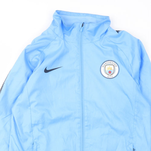 Nike Mens Blue Jacket Size M Zip - Manchester City