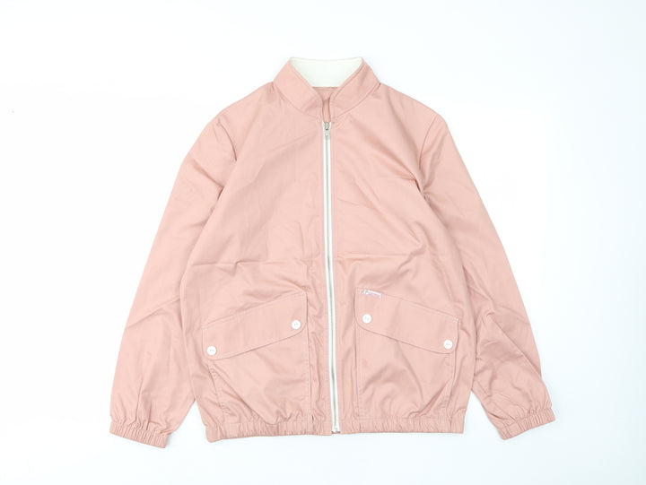 St.michael Womens Pink Jacket Size 12 Zip - Pockets