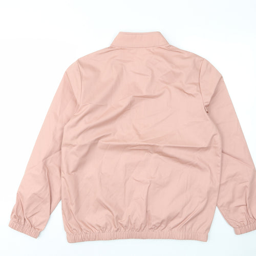 St.michael Womens Pink Jacket Size 12 Zip - Pockets