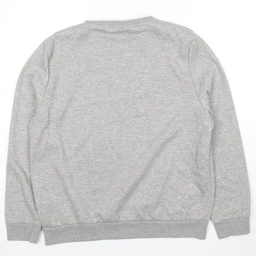 Disney Womens Grey Cotton Pullover Sweatshirt Size 14 Pullover - Mickey Mouse Size 14-16