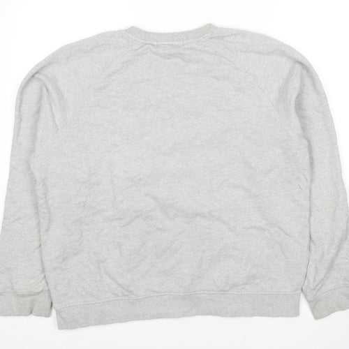 SJYP Womens Grey Polyester Pullover Sweatshirt Size XL Pullover - Logo