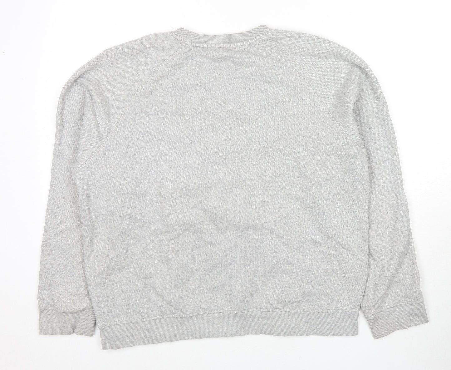 SJYP Womens Grey Polyester Pullover Sweatshirt Size XL Pullover - Logo