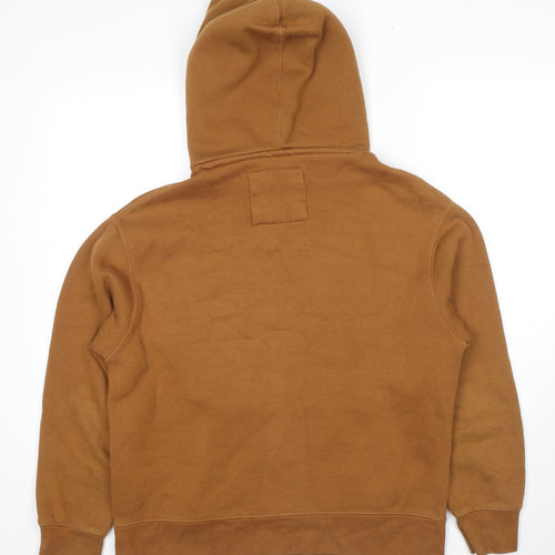 Pull&Bear Womens Brown Cotton Pullover Hoodie Size S Pullover