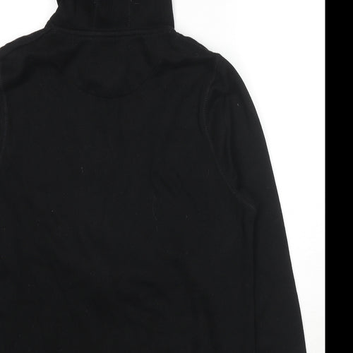Jacamo Mens Black Cotton Full Zip Hoodie Size M