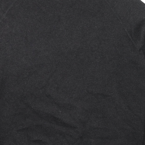 HUGO BOSS Mens Grey Round Neck Cotton Pullover Jumper Size L Long Sleeve